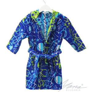 Детски халат за баня - Космос